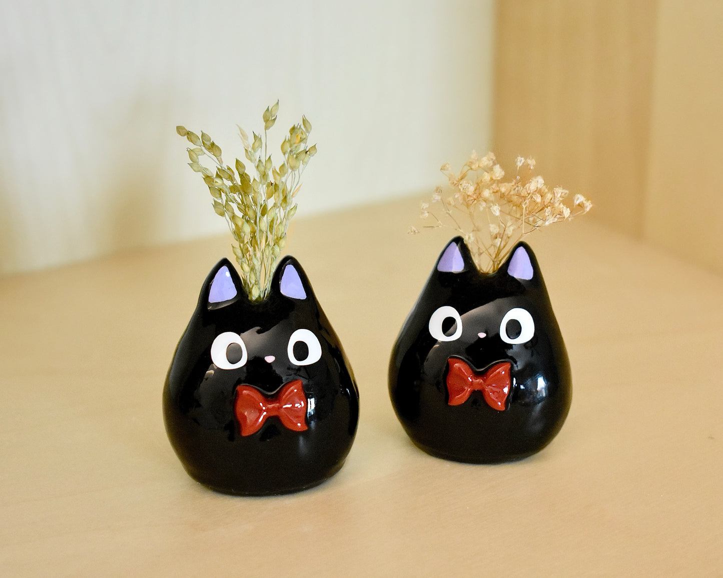 Delivery Service Cat | Anime Clay Decor | Mini Buds Vase
