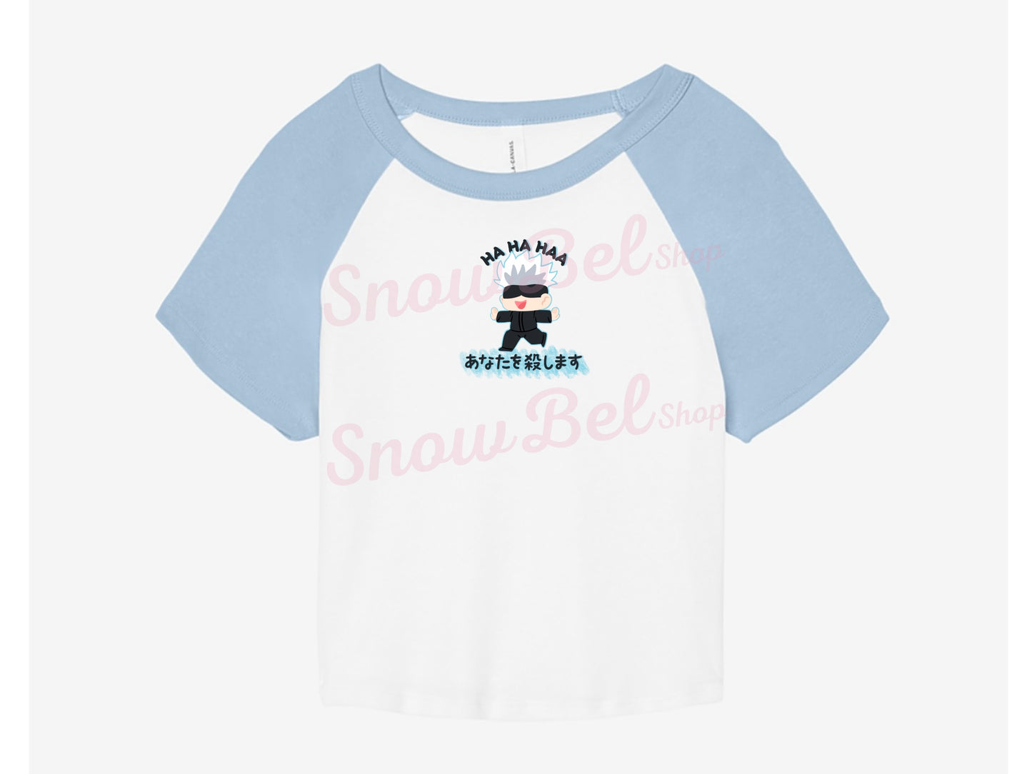 Gojo Baby Tee | Jujutsu Kaisen Shirt | Anime Shirt | Anime Women Clothes | Kawaii Y2K Top